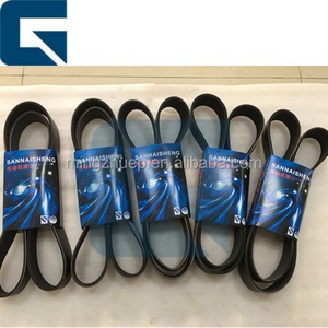 Courroie de moteur d'excavatrice EC210B 11709635 VOE11709635 10PK1487 - Product Image 1
