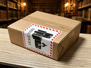 Autocollants d'avertissement en vinyle imprimés sur mesure, étiquettes d'emballage imperméables, étiquettes d'avertissement pour l'expédition, étiquettes pour batteries - Product Image 2