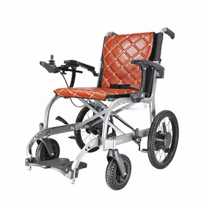 胡邦可调扶手智能制动无刷电机16英寸后轮折叠电动轮椅