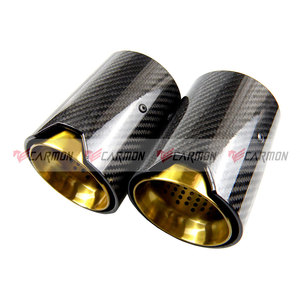 2 unids/set M silenciador de punta de escape de fibra de carbono de rendimiento para <span class=keywords><strong>BMW</strong></span> Serie 3 335I <span class=keywords><strong>340I</strong></span> F30 <span class=keywords><strong>F31</strong></span> 2011-2017 - Product Image 2