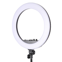 Anneau Lumineux LED de Remplissage 18 Pouces pour Selfie avec Trépied de 210 cm