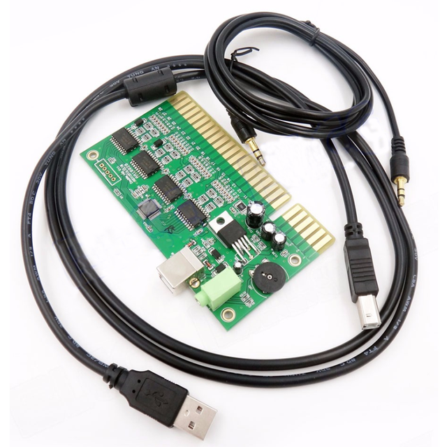 Latest HG NO007 USB PC to Jamma Converter Board (28 Pin) for Arcade Machines- 1 Year Warranty Customizable