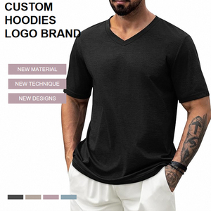 T-shirts décontractés à manches courtes et col rond pour hommes, motif lettres imprimé numériquement, coupe ample, séchage rapide, idéaux pour l'été - Product Image 1