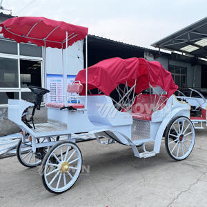 Promotion chaude Véhicule touristique de transport de chevaux royal électrique à quatre roues pour parc d'attractions - Product Image 2