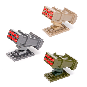 Lanzamisiles de la Segunda Guerra Mundial, Robots de Defensa Aérea, Bloques de Construcción, Figura de Soldado, Accesorio de Escena, Modelo de Juguete Hecho de Plástico ABS - Product Image 3