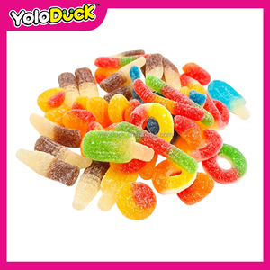 Caramelle Gommose Halal a Forma di Verme, Morbide e Fruttate, Assortite, OEM per Rivenditori YOLODUCK - Product Image 2