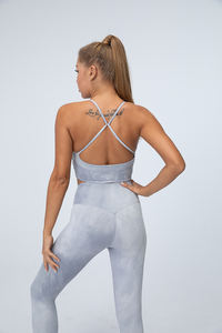 Pakaian Kebugaran Gaya Baru Pakaian Yoga Kebugaran Seksi Seksi Pakaian Yoga Wanita Logo Kustom - Product Image 2