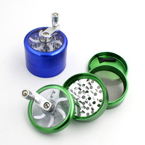 Feaure hút phụ kiện xử lý thảo mộc Máy xay 2.5 "4 phần tay quây thảo mộc Máy xay - Product Image 5