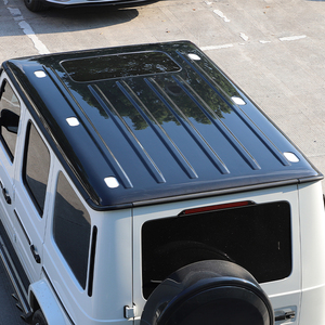 Kit de modification et de mise à niveau de voiture 2019-2024, panneau de protection en fibre de carbone pour le toit arrière, bande décorative pour Benz G63 W464 - Product Image 5