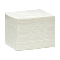 Lingettes industrielles non tissées multi-usages X60 pour le nettoyage à sec des surfaces en verre, blanches, Pop N Wipe, pour l'huile et la graisse