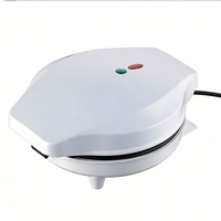 Gaufrier électrique HUAQI belge 1200W 220-240V 50/60Hz 20cm, plaques antiadhésives interchangeables, thermostat réglable