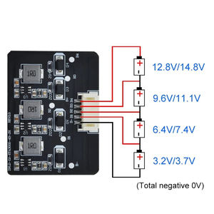 BMS 2S-8S 1.2A Tablero de equilibrio Lifepo4 LTO Batería de litio Equilibrador de ecualizador activo Tablero de transferencia de energía BMS 3S 2S 2S 2S 2S 1 2S 2S Batería de litio 2S 7S 8S - Product Image 4