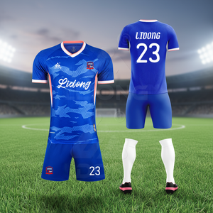 Camiseta de Fútbol Personalizada, Duradera, de Poliéster, <span class=keywords><strong>Retro</strong></span>, Estampada, <span class=keywords><strong>Camisetas</strong></span> de Fútbol para Hombre, Estilo <span class=keywords><strong>Europeo</strong></span> - Product Image 1