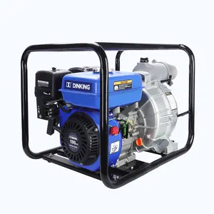 Dinking 3" Powerful Gasoline Pump High Pressure Self-Priming Auto Water Pump For Pool