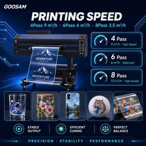 <b>A1</b> 3 Head UV DTF <b>Printer</b> Crystal Sticker Direct to Film Transfer Machine with White Ink for Label Sticker Printing - Product Image 3