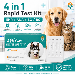 Kit de Pruebas Rápidas Veterinarias Caninas de Bajo <span class=keywords><strong>Precio</strong></span>, Sin Pedido Mínimo, para Uso Animal, Medicina Veterinaria, <span class=keywords><strong>Prueba</strong></span> Combinada EHR/ANA/BG/BC - Product Image 1