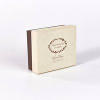 Caja de cartón mate marrón beige para aceites esenciales, embalaje minorista con inserto troquelado personalizado, cartón con base de cierre automático para perfumes