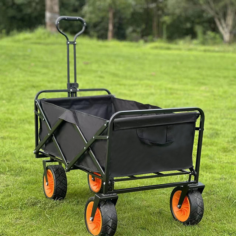 Сверхмощная Складная универсальная походная тележка с универсальными колесами и регулируемой ручкой