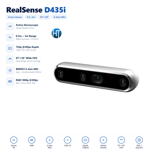 Cámara de Profundidad Intel RealSense Serie D400, D415, D435, D435i, D455F, D405, D436, D456, Cámara de Visión Estéreo RGBD para Escaneo 3D y Robótica - Product Image 2