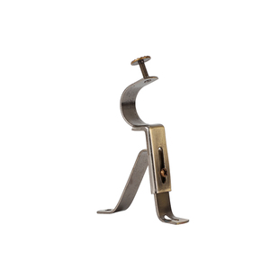 <span class=keywords><strong>Support</strong></span> de tringle à rideau de style chinois moderne, fixation latérale et au <span class=keywords><strong>plafond</strong></span>, <span class=keywords><strong>support</strong></span> <span class=keywords><strong>double</strong></span> couche, crochets universels <span class=keywords><strong>pour</strong></span> fenêtres, <span class=keywords><strong>pour</strong></span> la maison et l'hôtel - Product Image 4