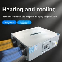 Système d'échange de chaleur total pour air frais ; Ventilateur intégré à double flux pour résidentiel/hôtel/commercial ; Ventilation à fonctionnement silencieux
