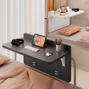 Table <span class=keywords><strong>de</strong></span> chevet superposée supérieure, table d'ordinateur <span class=keywords><strong>de</strong></span> <span class=keywords><strong>lit</strong></span>, table <span class=keywords><strong>de</strong></span> chevet pour ranger des objets, table <span class=keywords><strong>de</strong></span> chevet suspendue - Product Image 3