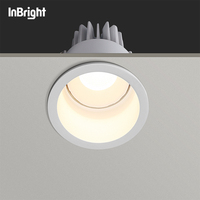 8W faisceau étroit IP65 plafond Downlight anti-éblouissement COB encastré Dimmable projecteur aluminium réglable LED hôtel Spot Light
