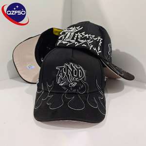 QZFSO Custom Running Sports New Streetwear Fitted Era 5 Panel Hats And Caps Gorras 3d Embroidery Unisex Baseball Cap For Man - Product Image 1
