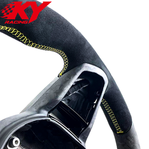Volante deportivo personalizado de fibra de carbono forjada mate con revestimiento de gamuza para BMW LCI M3 M4 M5 M340i G80 G82 G87 G30 G20 X3 X5 G05 G06 - Product Image 2