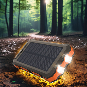 Banque d'alimentation <span class=keywords><strong>solaire</strong></span> double USB 20000mAh avec écran LED, <span class=keywords><strong>chargeur</strong></span> de <span class=keywords><strong>batterie</strong></span> étanche, <span class=keywords><strong>chargeur</strong></span> externe <span class=keywords><strong>portable</strong></span> pour téléphone mobile, OEM 300G - Product Image 6