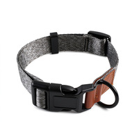 Collier pour chien en polyester aspect nylon, style dessin animé, universel quatre saisons, adapté aux petits modèles, vente en gros, OEM