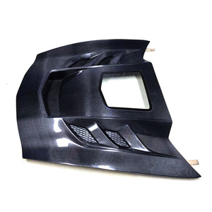 Copertura in Fibra di Carbonio per Presa d'Aria Anteriore del Cofano Motore per Chevrolet <span class=keywords><strong>Corvette</strong></span> C7 2014-2018 Kit Carrozzeria - Product Image 3