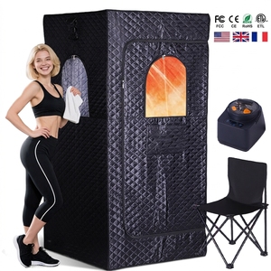 Sauna vapeur portable de haute qualité pour la maison, équipement de relaxation pour salle de bain intérieure, spa complet pour le corps, détoxification par la transpiration - Product Image 1
