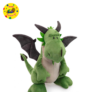 Jouet en peluche OEM ODM, dinosaure en peluche, poupée en peluche, jouet de <span class=keywords><strong>dessin</strong></span> <span class=keywords><strong>animé</strong></span>, dragon vert volant - Product Image 3