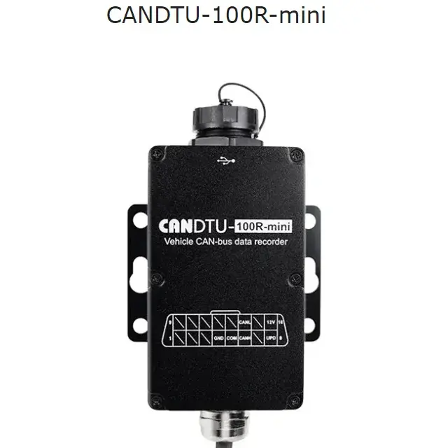 ZLG Registrador de dados CAN-bus Candu Série Candu-100R-mini USB e cartão SD para veículos de alto desempenho de nível industrial
