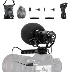 LituFoto VV1Type-Cカメラマイクサポートヘッドフォンモニタリングカメラマイク、オンサイトビデオネットワークビデオ録画用