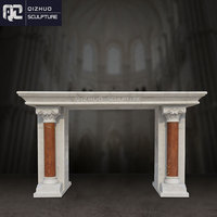 Iglesia grande antigua tallada a mano, decoración católica para interior, casa, piedra Natural, mármol, mesa de Altar, púlpito
