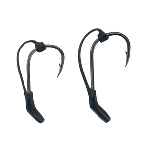 Meilleures ventes transfrontalières <span class=keywords><strong>HIRISI</strong></span> – Hameçons de pêche à la carpe de style européen, hameçons à mouche, ensemble d'hameçons longs pour appâts inversés, avec couvercle de protection en caoutchouc - Product Image 5
