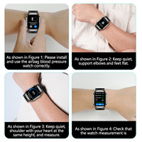 Montre Connectée Intelligente VS17 AMOLED ECG PPG avec Pompe à Air et Coussin Gonflable, Mesure Réelle et Précise de la Tension Artérielle, Suivi de Santé et Podomètre
