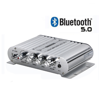 Amplificateur de puissance Bluetooth 2.1 canaux ST-838, amplificateur audio super basse fréquence pour voiture et maison 12V