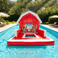 Canapé flottant gonflable en PVC de qualité supérieure pour piscine, idéal pour les fêtes en extérieur, les bars aquatiques et les enfants (y compris les nouveau-nés)