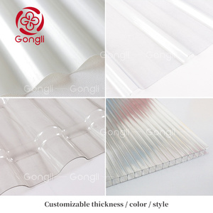 Paneles de Techo de PVC Transparente con 95% de Transmisión de Luz, Resistentes al Calor, Duraderos e Ignífugos, Diseño Tradicional <span class=keywords><strong>para</strong></span> Uso Exterior - Product Image 5