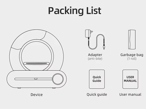 智能自动猫砂盒高边塑料筛分猫厕所旅行托盘小猫猫沙 - Product Image 6