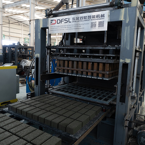 Hoàn toàn tự động QT12-15 lát gạch làm máy móc bê tông sản xuất khối rỗng - Product Image 1