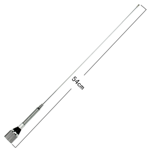 <span class=keywords><strong>Antenna</strong></span> LINCHO Corta 1/4 Onda 3dB M150 VHF <span class=keywords><strong>per</strong></span> Radio Mobile Auto 144MHz Polarizzazione Verticale in Acciaio Inox con Connettore PL259 Maschio - Product Image 1