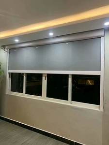 Coupe-vent étanche électrique motorisé <span class=keywords><strong>Vertical</strong></span> Ziptrack <span class=keywords><strong>extérieur</strong></span> rouleau <span class=keywords><strong>store</strong></span> Patio fenêtre Zip écran stores - Product Image 5