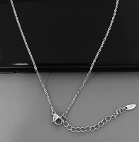 Collier Quotidien Ultra Fin en Alliage de Cuivre Plaqué Or 14K, Chaîne Os de Serpent Effet Miroir Argenté, Anti-ternissement, Vente Chaude Directe Usine