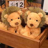Grand Lion Réaliste Animal en Peluche Super Doux pour Enfants Cadeaux d'Anniversaire Mignons pour Garçons et Filles