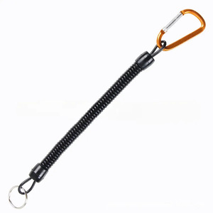 Línea de pesca retráctil universal, capacidad de carga de 10 kg, resorte elástico con mosquetón para protección de cañas de señuelos, equipo de pesca - Product Image 2