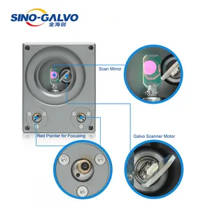 Tête de galvanomètre de Scanner de Galvo de laser de fibre d'industrie Offre Spéciale de Sino Galvo SG7110 SG7310E pour la machine d'inscription de laser